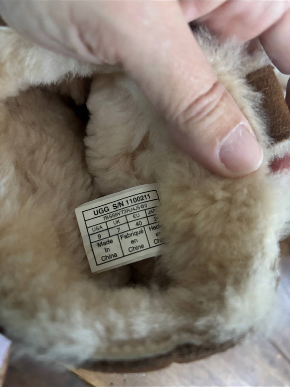 UGG Chestnut Suede Shearling Short Boot - Picture 7 of 7